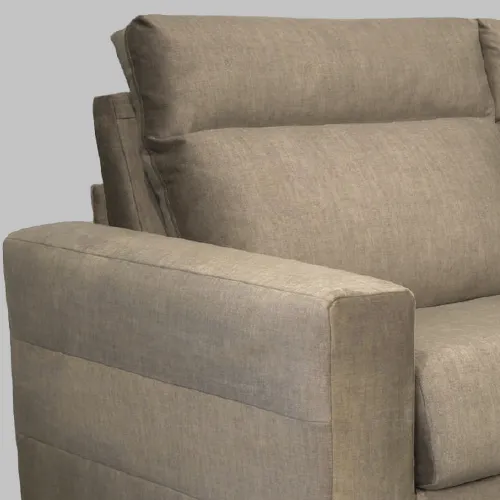 arizona divano componibile in tessuto beige maiorflex relax e comfort particolare 1