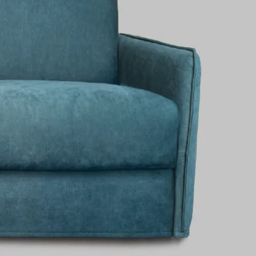 los angeles divano componibile in tessuto blu gruppo maiorflex relax e comfort particolare 1