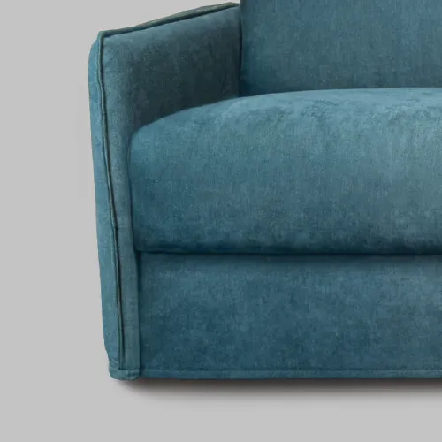 los angeles divano componibile in tessuto blu gruppo maiorflex relax e comfort particolare 3