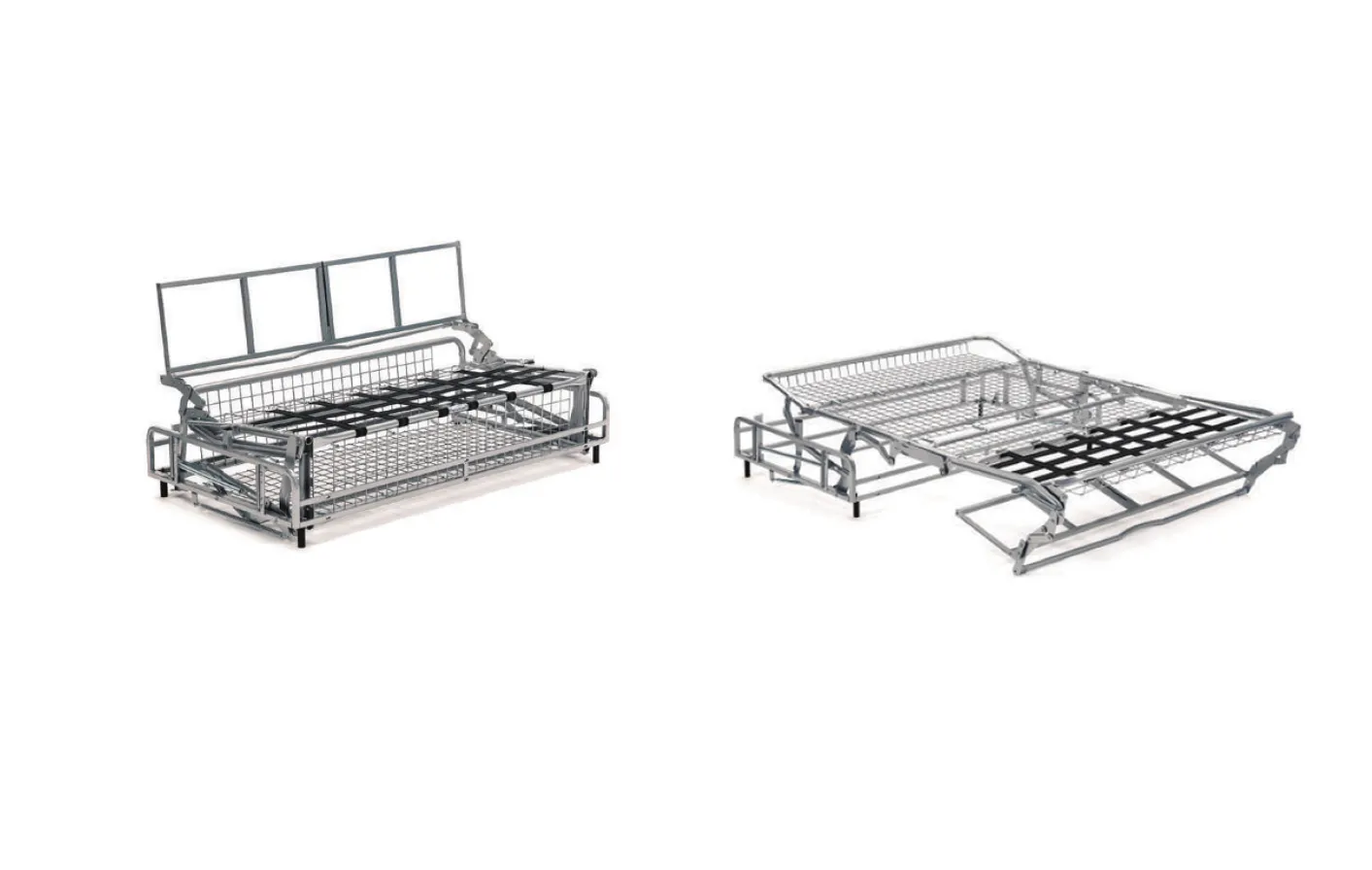 sistema di apertura divano componibile in tessuto maiorflex relax e comfort